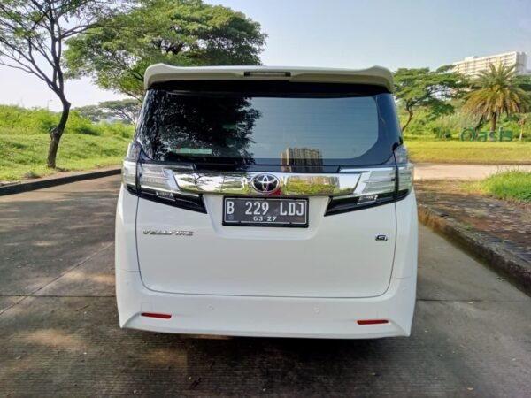 Jual Vellfire 2.5 G ATPM 2017 Putih - B 229 LDJ - Gambar 2